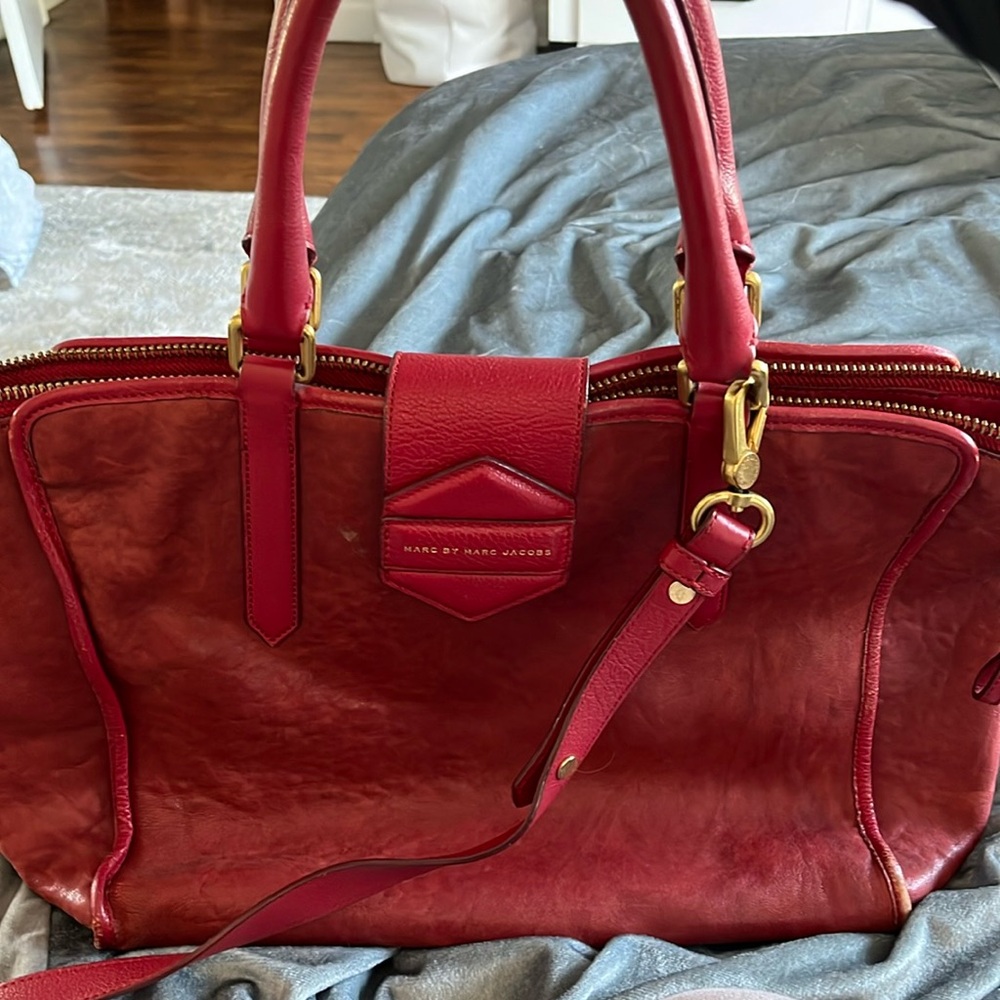 Marc by Marc Jacobs deep red bag